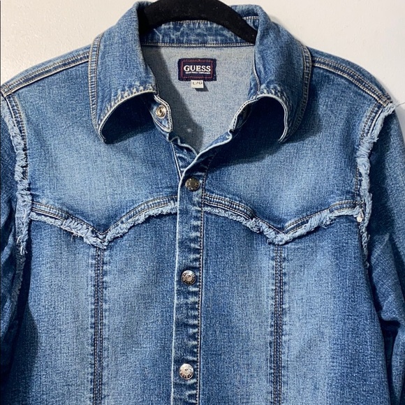 Guess Jean Shirt/Jacket - Picture 3 of 7
